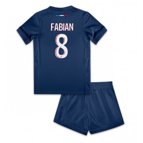 Paris Saint-Germain Fabian Ruiz #8 Domaci Dres za djecu 2024-25 Kratak Rukav (+ Kratke hlače)